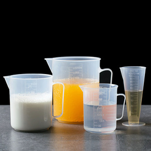 居家家 带刻度小量杯透明刻度杯1000ml 家用烘焙毫升杯塑料量水杯