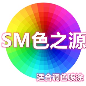 SM色之源 水性模玩上色颜料模型漆喷涂 11毫升装