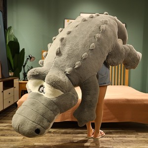 鳄鱼毛绒玩具超大号长条枕公仔可爱玩偶睡觉抱枕巨型娃娃床上女生