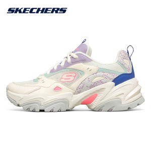 Skechers斯凯奇机甲鞋女鞋V2二代运动夏季透气老爹鞋跑步鞋896004