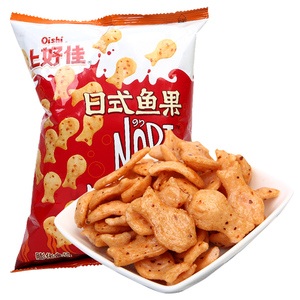 上好佳日式鱼果甜辣味50g/包食品淀粉美味香味不腻零食小吃网红