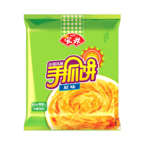 安井原味手抓饼面饼900克/袋食品小麦美味台式食用香味早餐速食