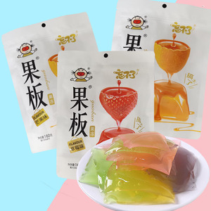 乐逍遥忘不了果板果冻果肉果汁布丁网红休闲零食160g*6包儿童食品