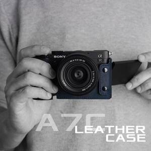 Mrstone 索尼A7C相机皮套真皮相机包适用于SONY保护套a7c手柄配件