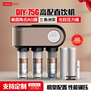 DIY净水器陶氏ro膜五级家用直饮机反渗透纯水机厨房水龙头过滤器