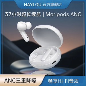 HAYLOU MoriPods ANC蓝牙真无线耳机主动降噪TWS入耳式运动耳塞麦