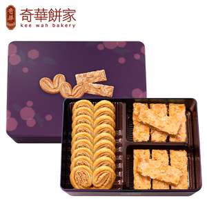 中国香港【奇华饼家】蝴蝶酥扁桃仁条礼盒千层酥饼干零食糕点送礼