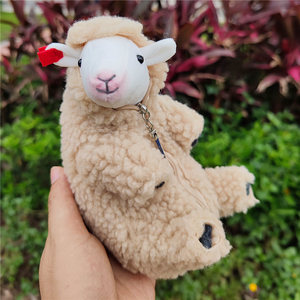 日本YYOU+MORE剃毛小羊六甲山牧场玩偶安抚公仔绵羊可爱毛绒玩具