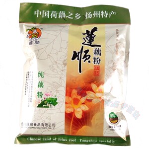 中国荷藕之乡-宝应特产 莲顺 纯藕粉 纯味 600G 袋装 一袋包邮