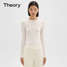 [Good Wool] Theory Женская шерстяная рубашка с круглым воротником I1211702