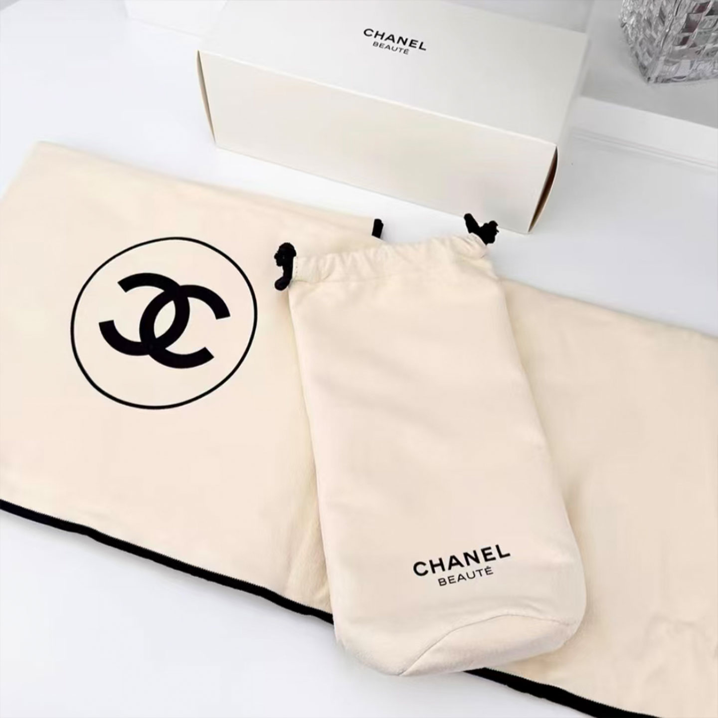 Jikali Chanel Шанель Бежевое бархатное полотенце Chanel, Одеяло, шаль, Одеяло для сна, Одеяло для кондиционирования воздуха, Банное полотенце, Шаль