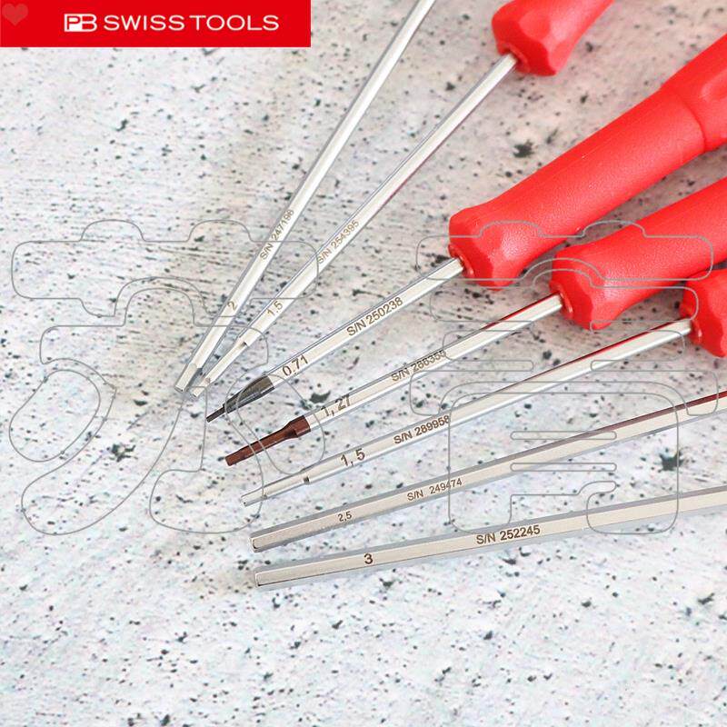瑞士原装进口PB SWISS TOOLS平头精密内六角螺丝刀 PB 8123 系列X