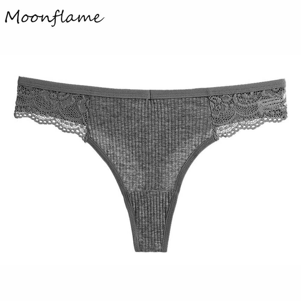 сексуальные кружевные трусики moonflame из хлопка с низкой талией в промежности, сексуальные кружевные женские стринги