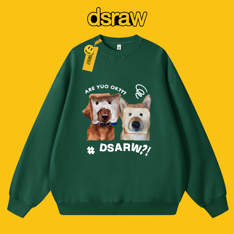 официальное название dsraw|осенне-зимние топы американской уличной моды для мужчин и женщин, свитера для пар разного пола, бренд tide, универсальные