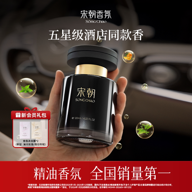 Song Dynasty dark night 2026 новая автомобильная ароматерапия, стойкий аромат, мужские автомобильные духи высокого класса, устраняющие неприятные запахи в автомобиле