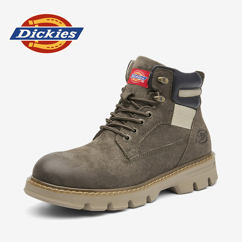Мужская обувь Dickies; новинка 2026 года; осенне-зимние ботинки Martin; мужские ботинки в британском стиле; мужские уличные полусапожки