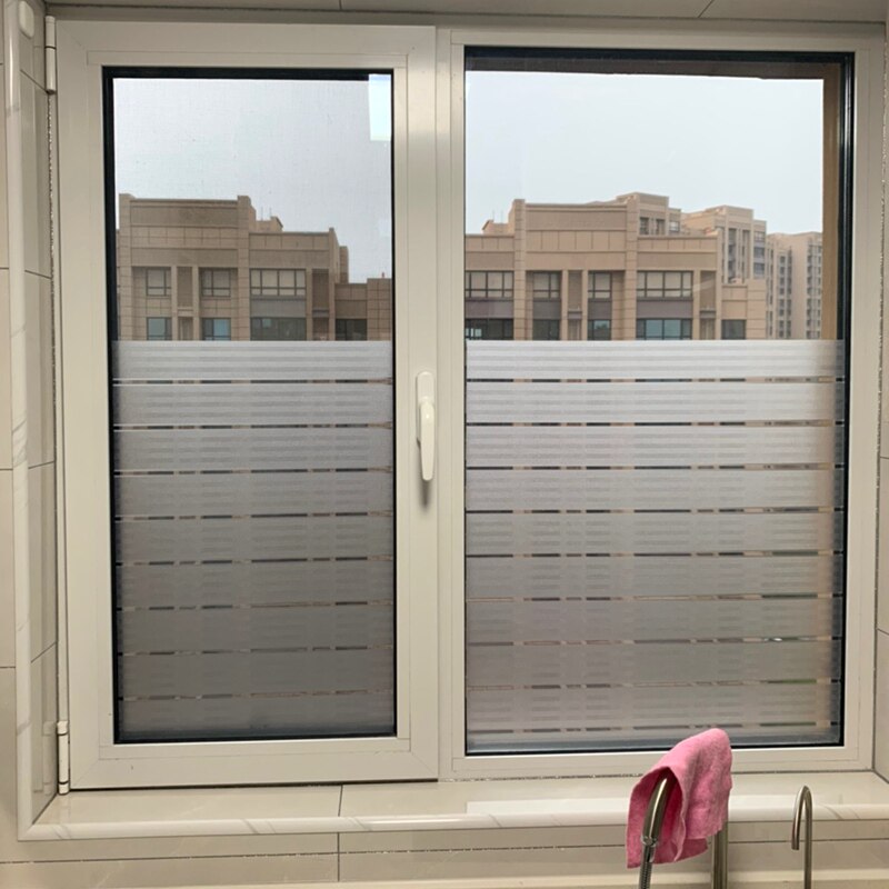 Наклейка на широкие жалюзи!Наклейки на кухонное стекло, матовые наклейки на окна ванной комнаты, наклейки на окна балкона, предотвращающие подглядывание, полосатые наклейки