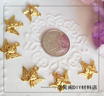 taobao agent 小天使合金lolita手工发饰饰品头饰DIY材料吊坠坠子买满包邮