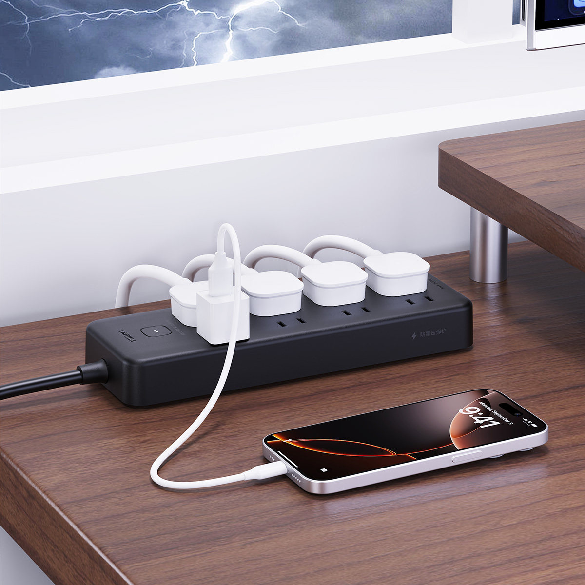 Розетка Philips для молниезащиты от перенапряжения, игровой перегрузки, подключаемый сетевой блок питания, многофункциональная подключаемая плата для перетаскивания проводов
