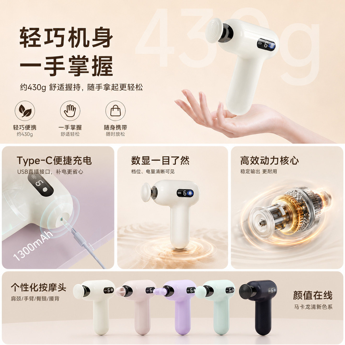 Meiduocai mini fascia gun спортивный фитнес-массажер для расслабления мышц для женщин, многофункциональный цифровой дисплей, подарочная коробка, массажный пистолет