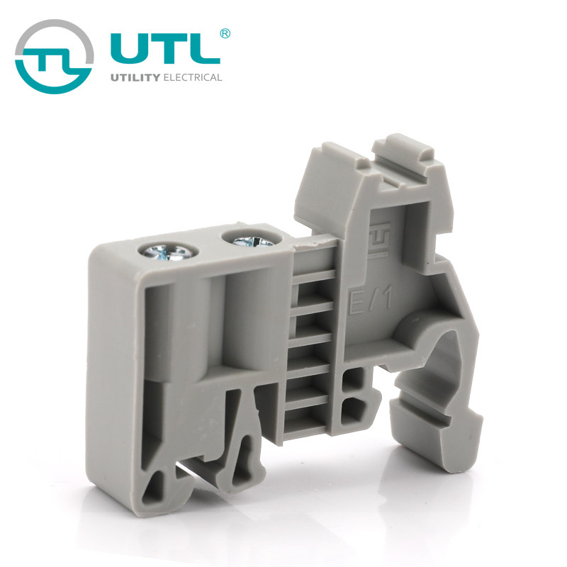 UTL UTL E/1 клеммная колодка C45 рельсовое крепление UK2.5B рядная клеммная колодка универсальный штекер E/3
