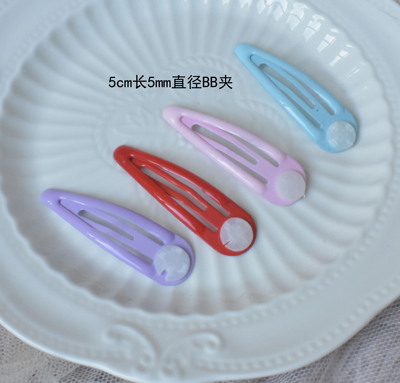 taobao agent 甜系彩色糖果色BB夹手工DIY发饰配件满49包邮