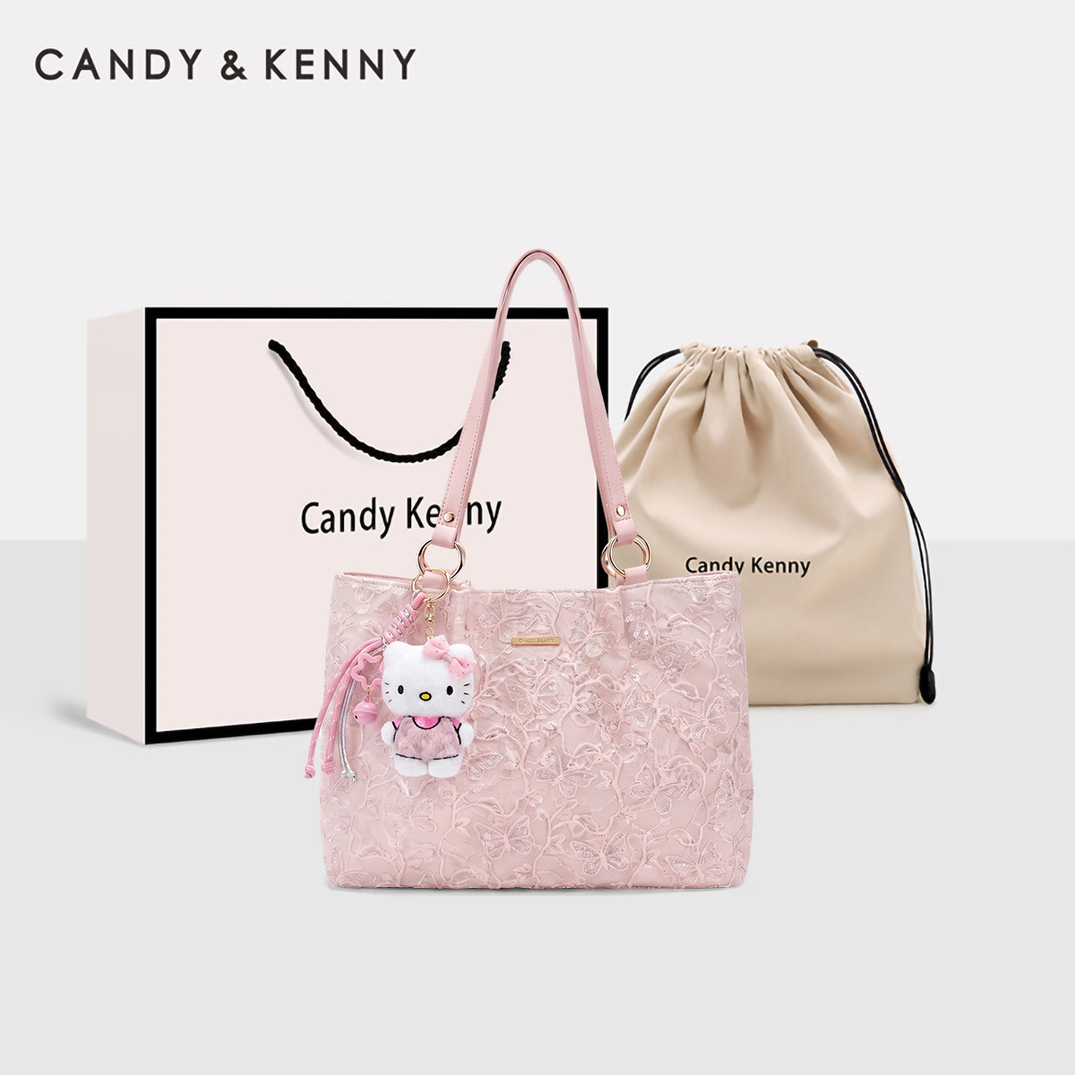 Официальный сайт Candy&Kenny-высококачественная женская сумка-тоут большой емкости, новинка 2026 года, осенне-зимняя сумка через плечо для пригородных поездок