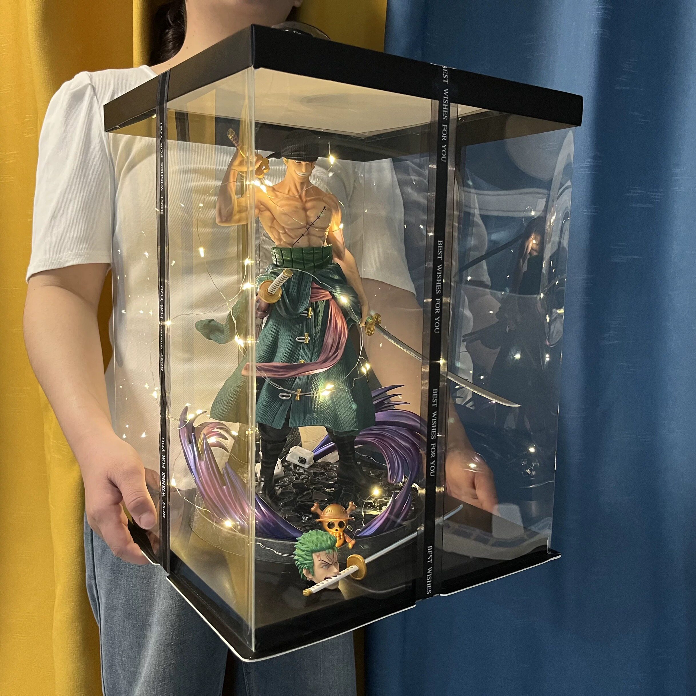 Цельный подарок ручной работы GK Dream Sauron Luffy, светящийся двуглавый негабаритный подарок парню-однокласснику на день рождения 520