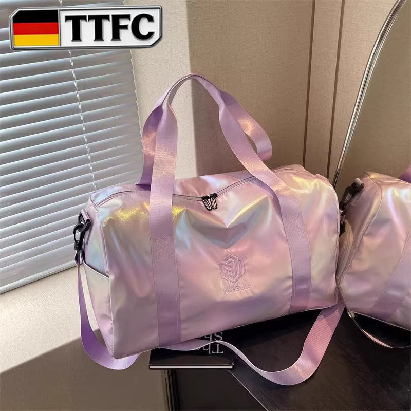 Немецкая сумка для плавания TTFC, женская сумка для фитнеса с разделением на сухую и влажную части, большая вместительная спортивная тренировочная дорожная сумка для хранения
