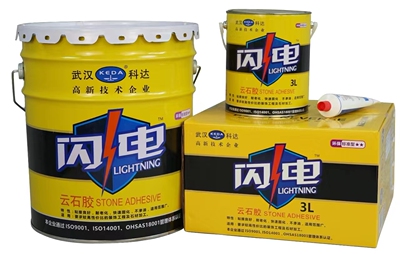 Ухань Keda Lightning 4L мраморный клей каменный клей каменный клей мраморный клей плиточный клей сухой подвесной клей подлинная бесплатная доставка
