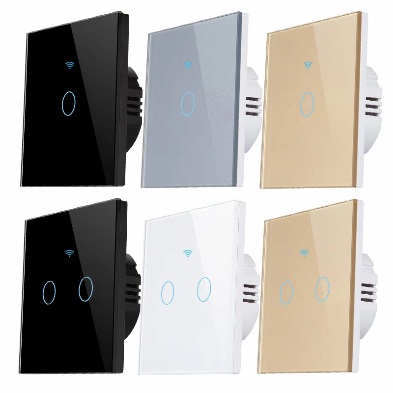 Tuya WiFi smart switch single fire zero fire универсальный сенсорный переключатель голосового управления Xiaodu Xiaoai