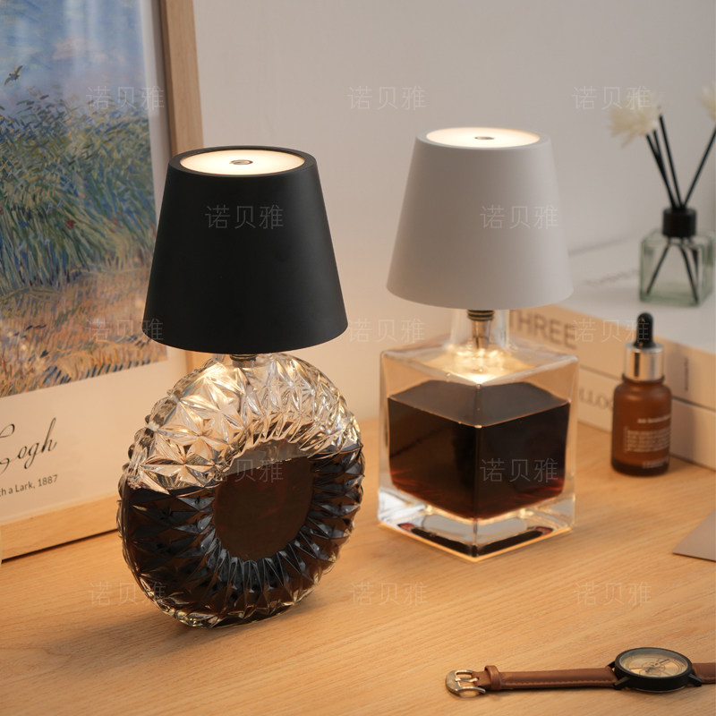 Ночник с подсветкой для винных бутылок high-end sense plug-in wine bottle light перезаряжаемый атмосферный светильник для кемпинга, украшения бара, кафе, настольная лампа