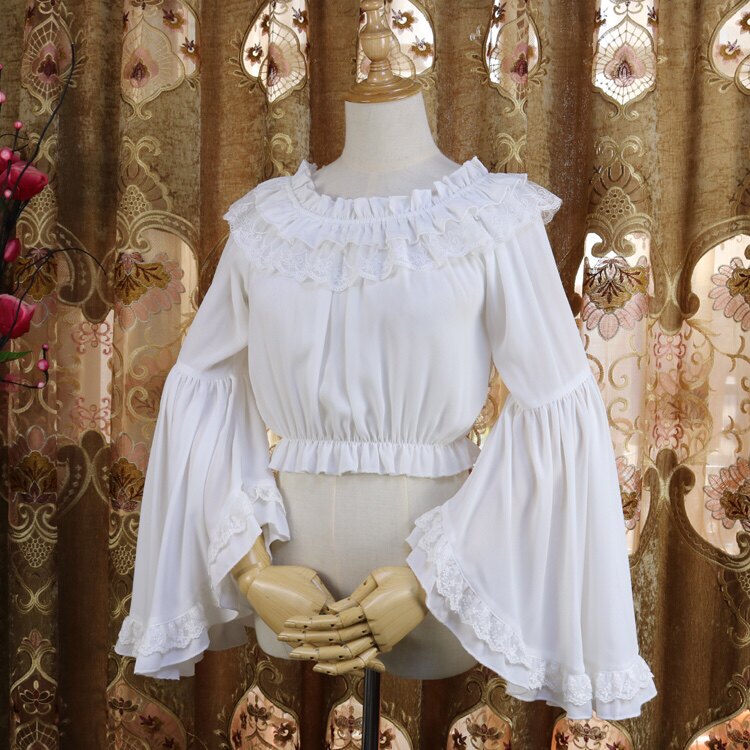 Original Lolita Dress for Spring/Summer - Super Fairy-like Chiffon Short Sleeves