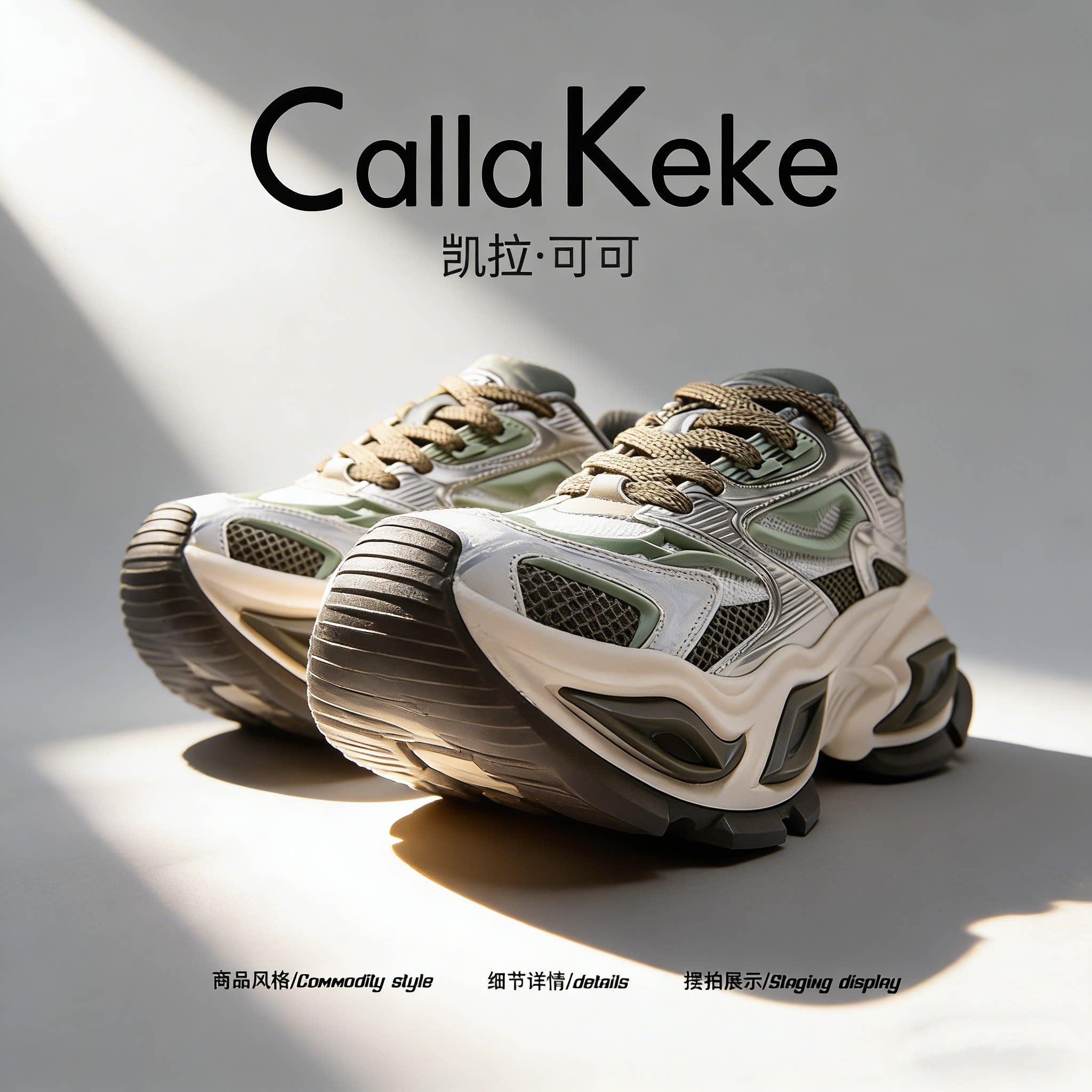 Американская обувь Calla Keke different pupil cat's eye daddy shoes для мужчин и женщин, новинка осени и зимы 2025 года, повседневная обувь увеличенного размера на толстой подошве