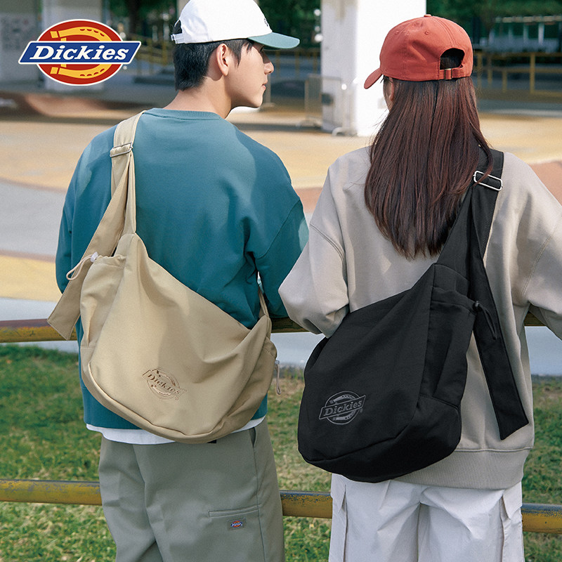 Сумка-мессенджер Dickies на одно плечо, подмышку, за компьютером, для студентов-мужчин и женщин, большая вместительная сумка для пригородных поездок, регулируемая сумка для пельменей