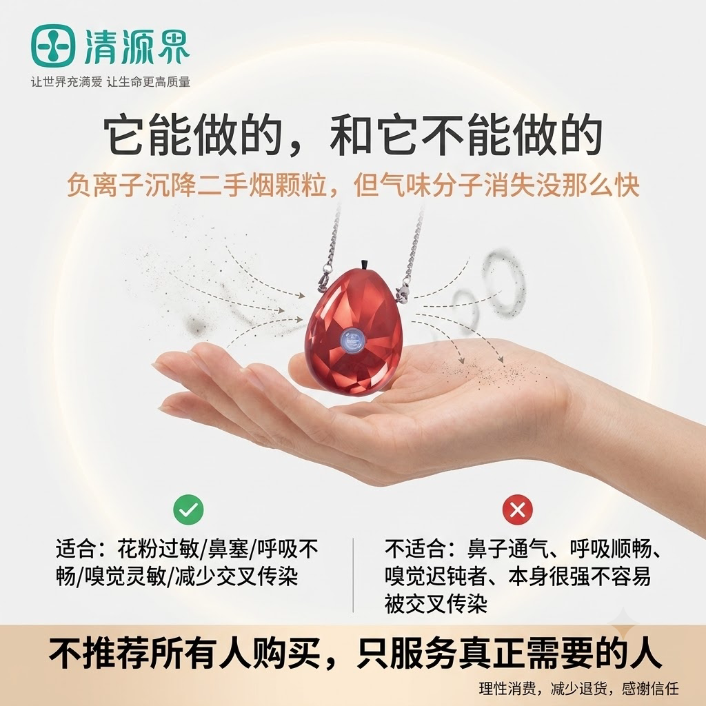 Кислородный бар Qingyuanjie Mini Forest Oxygen Bar Небольшой мини-портативный генератор отрицательных ионов для борьбы с аллергией на пыльцу и дезодорацией
