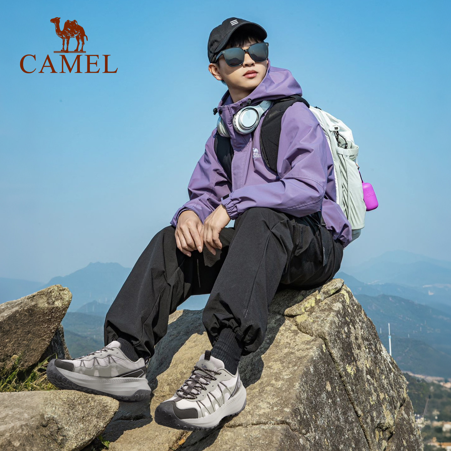 Спортивная обувь Camel Wuyue для активного отдыха, мужская и женская обувь, легкие нескользящие кроссовки для бега на толстой амортизирующей подошве, удобная повседневная походная обувь