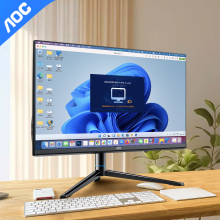 AOC Guanjie Master E99 Ultra Clear 23.8-inch Built in Commercial UPS Battery Integrated Machine Computer Office Design Home Use