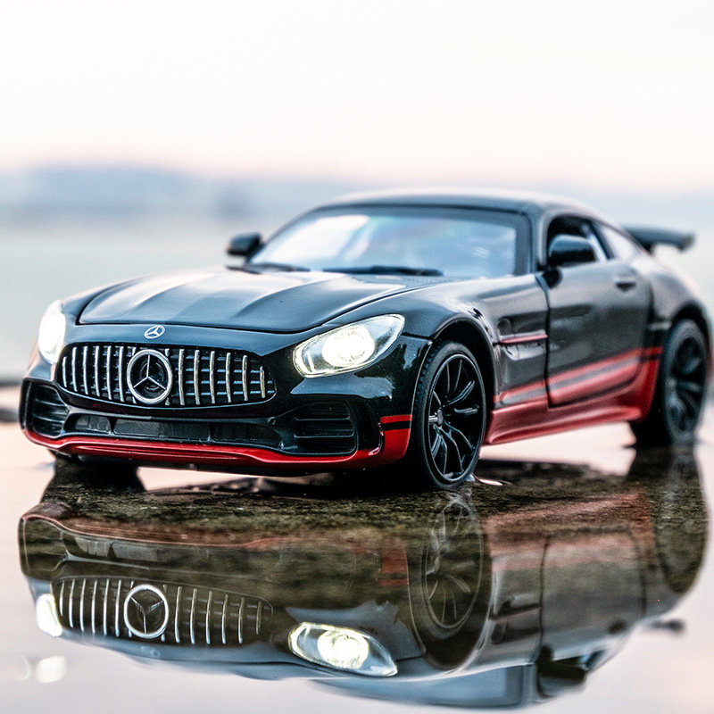 Спортивный автомобиль Mercedes-Benz GT из легкосплавного сплава, имитационная модель автомобиля