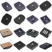 Camera tripod quick release plate disassembly mobile phone live broadcast bracket base universal accessories Slr Yunteng fishing lamp head AI