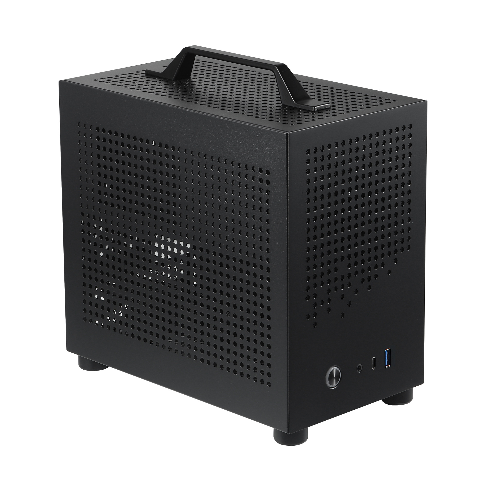 SKTC совершенно новый портативный корпус A17 с интерфейсом TYPEC материнская плата mini ITX с короткой видеокартой и многоотсековым блоком питания SFX