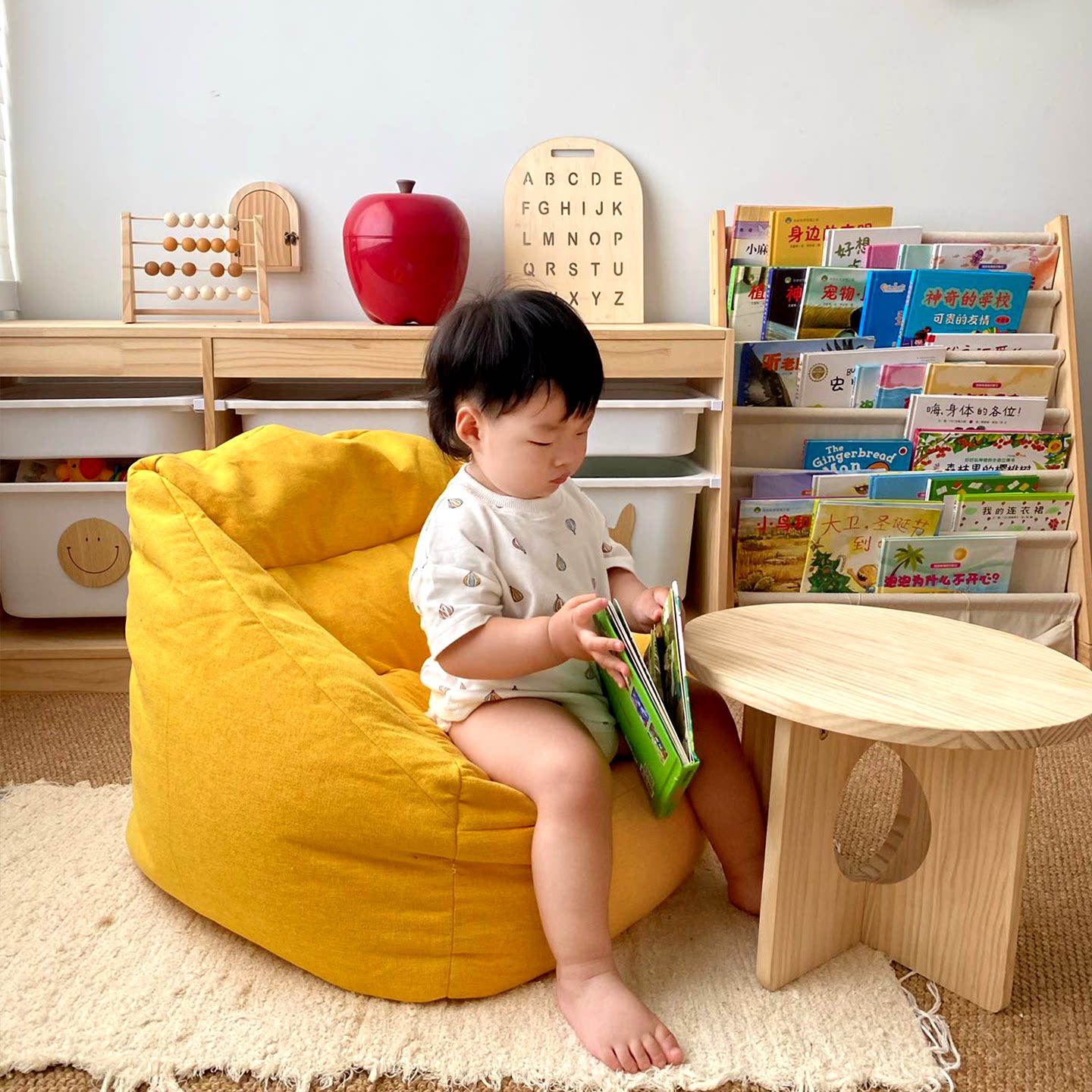 LAZYTC детский диван для чтения угловой маленький диван baby baby lazy диван тканевый одноместный стул для мальчиков и девочек