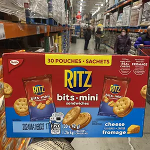 В наличии Печенье Canadian Ritz Mini сыр-сэндвич с сыром 1,26 кг
