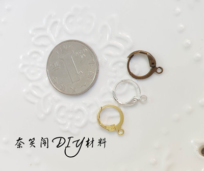 taobao agent 铜挂镀耳环韩式耳环配件手工耳环DIY金属配件满包邮