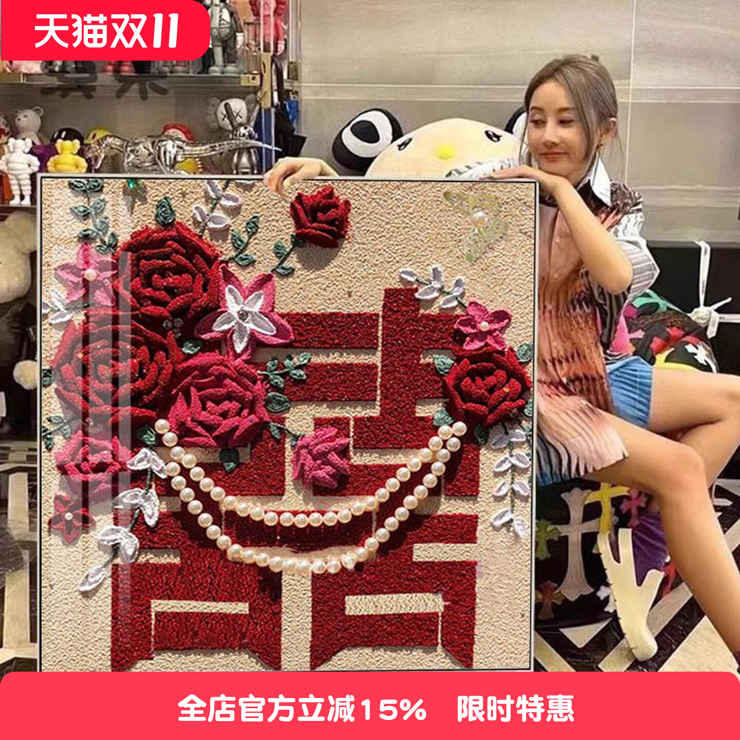 Вышивка крестом с изображением розы 