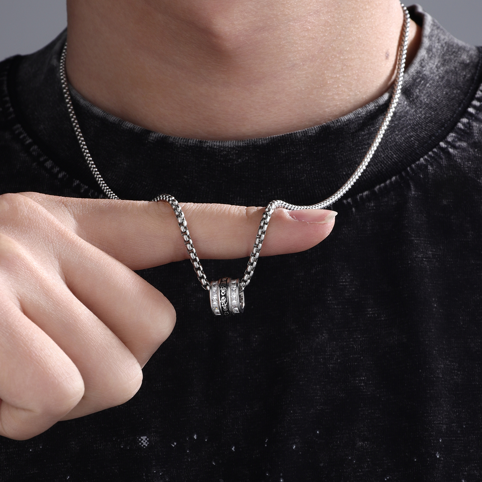 999 пробы серебряное поясное ожерелье Xiaoman, мужская модная подвеска Pixiu, ретро дикая подвеска, подарок на день рождения для бойфренда