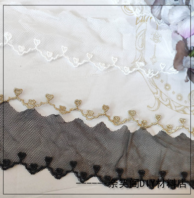 taobao agent 4.2cm网纱蕾丝手工diy花边 婚纱礼服花边满包邮