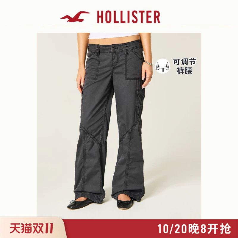 [Стандартное издание] Хлопчатобумажный комбинезон с низкой талией Hollister Little Seagull Pattern 26 летняя женская одежда 356-6061