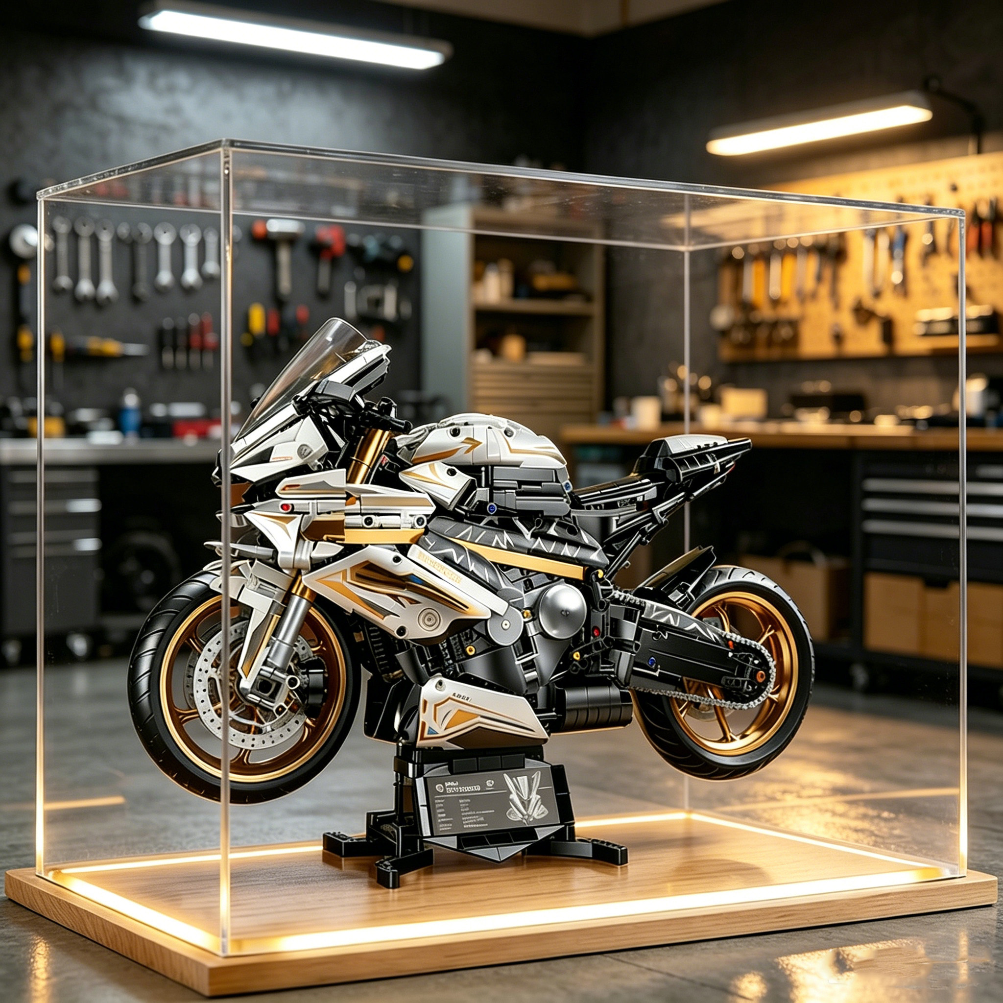 2026 новый мотоцикл BMW строительные блоки огромная и сложная головоломка сборка мальчик модель мотоцикла игрушка