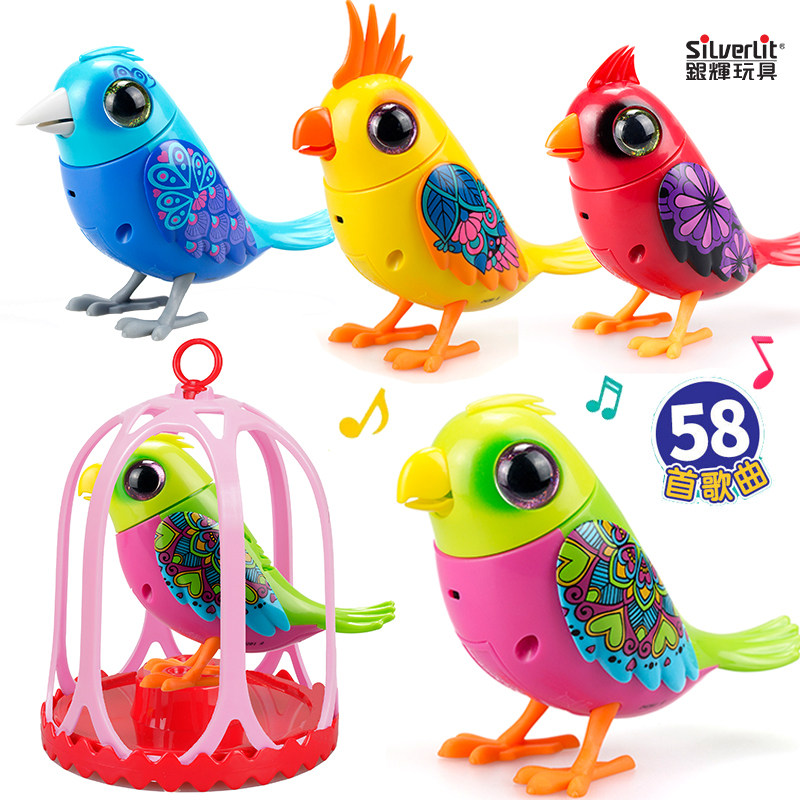 Yinhui soulmate bird simulation голосовая образовательная энергия, электрическая творческая птица, девочка, поющая детская игрушка в подарок